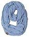 S1-6100-73 Funky Junque Infinity Scarf - Denim (Solid)