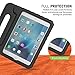 MoKo Case Fit iPad Mini 4 - Kids Shock Proof Convertible Handle Light Weight Super Protective Stand Cover Case Fit iPad Mini 4 2015 Tablet, Black
