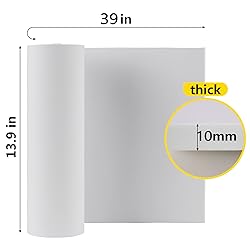 Do²ping White Foam Sheets Roll, 10mm Thick Premium