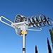 Able Signal Amplified HD Digital Outdoor HDTV Antenna with Motorized 360 Degree Rotation, UHF/VHF/FM Radio with Infrared Remote Control
