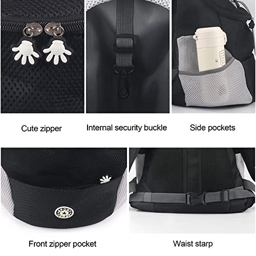 SMONT Dog Carrier Backpack Puppy Dog Front Pack with Breathable Head
