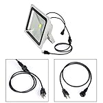 LedMart LED Flood Light, 50W, 5 Piece, White