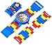 LEGO DC Comics 8020257 Super Heroes Superman Kids Minifigure Link Buildable Watch | blue/red | plastic | 25mm case diameter| analog quartz | boy girl | official