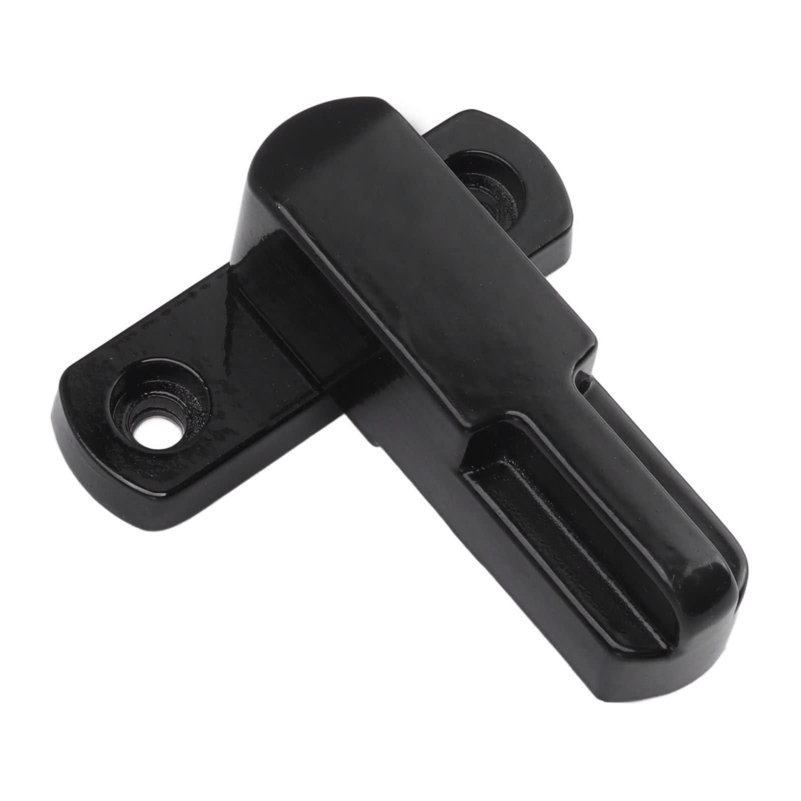 Sash Blocker Window Jammer Aluminum Alloy T Type Door Window Restrictor Lock Window Latch Sash Lock (Black)