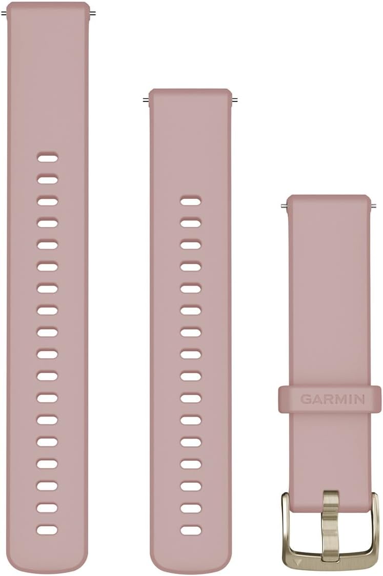 Garmin Quick Release 18mm Silicone Band Dust Rose Soft Gold Venu 3S Forerunner