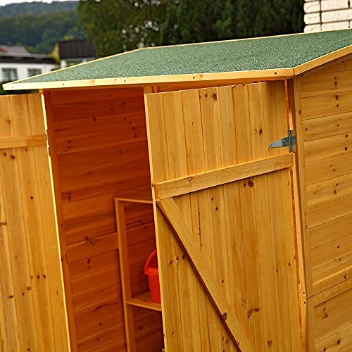 HUIJK XXL Holz Gerätehaus Geräteschuppen Gartenschrank Geräteschrank Gartenhaus – Bild 6