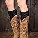 Women Boot Cuffs Leg Warmers Crochet Short Knitted Socks Warm Toppers Winter