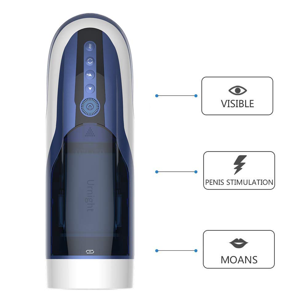 Vibrazione Elettronica del Massaggiatore Automatico 10 Frequenza 10 Vibrazioni al Minuto su e giù 460 Volte al Minuto Rotazione 330 Volte - Carica USB