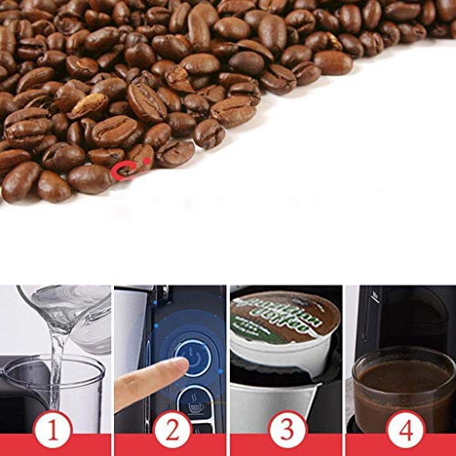GNLIAN HUAHUA Kaffeemaschine. Mini Kaffeemaschine Maschine Einzel Cup Espresso Kaffeemaschine 1420W Drip Kaffeemaschine… – Bild 5
