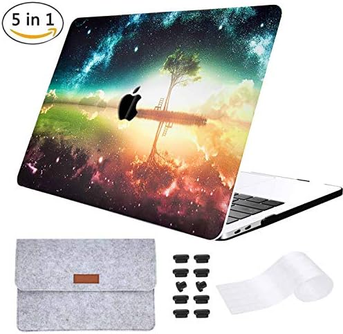 Miger MacBook Pro 13" Case 2017&2016,Hard Shell Case Cover for A1706/A1708 with/without Touch Bar (MacBook Pro 13" (A1706/A1708), Nebula Pattern)