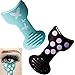 Flutterby Premium Mascara Shield Applicator Guard for No Smudging or Clumps - Easy to Use - Lashes Look Amazing with Perfect Application Every Time (2, Black Blue)