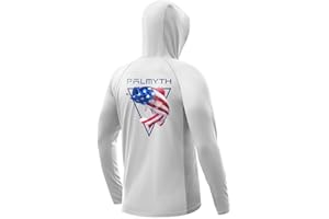 Palmyth Fishing Hoodie for Men Long Sleeve Sun Protection UV UPF 50+ Shirts