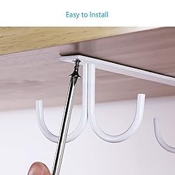Fvstar Coffee Cup Holder,Mug Hooks Under