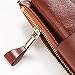 S-ZONE Women RFID Blocking Genuine Leather Clutch Wallet Purse Card Holder Organizer