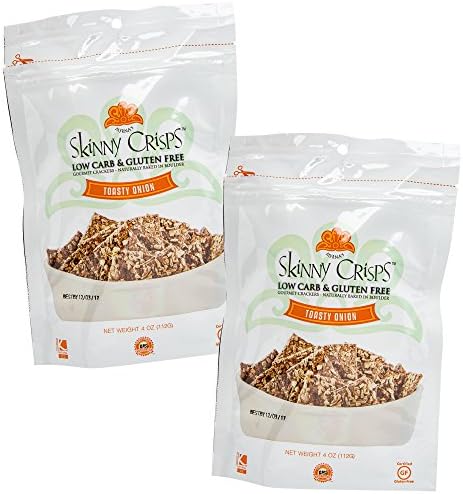 Skinny Crisps Toasty Onion Crackers (Pack of 2)