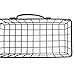 DII Farmhouse Vintage Décor, Wire Wall Basket, Assorted, Bronze, 2 Piece