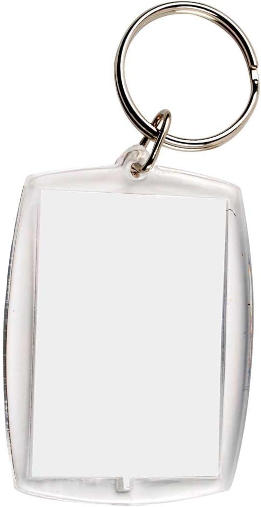 Key rings, size 40x50 mm, Rectangular, 25pcs - Image 4