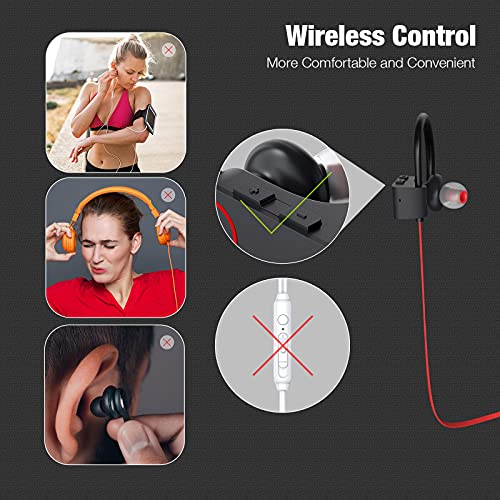 Boean Bluetooth Headphones Wireless Earbuds Bluetooth 5.3 Running