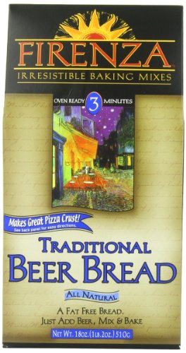 Firenza Beer Bread Mix, Traditional, 18 Ounce
