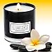 Illumisense Black Luxury Candle for Home Decor 9 oz, Scented with Amber Bergamot and Sage Vanilla Fragrances, up to 80 Hours Burning time, 100% Natural Single Wick Soot-Free.