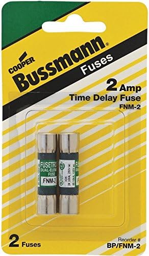 Bussmann2 amps Midget Fuse 2 pk