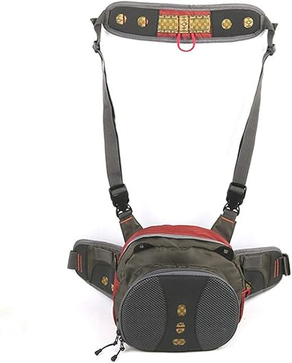 Amazon Co Jp Gozəl 釣りバッグ フライフィッシングバッグ ショルダーバッグは 屋外の釣りは 製品を持っている必要があります Color Green ホーム キッチン