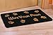 Wipe Your Paws Coir Doormat by Castle Mats, Size 18 x 30 inches, Non-Slip, Durable, Made Using Odor-Free Natural Fibers