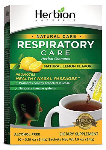Herbion Naturals Respiratory Care - Natural Care - Herbal Granules - Lemon - 10 Packets, Health Supplements, Respiratory Wheat Free Vegan - Thumbnail 7