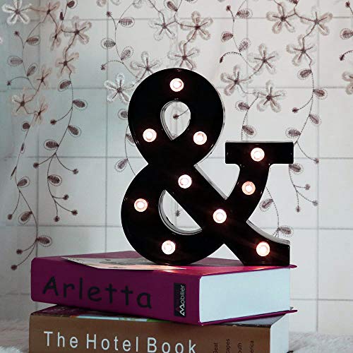 3 DELICORE+Decorative+Illuminated+Marquee+Ampersand