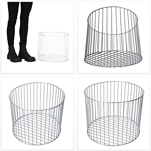 KADAX Gabionentopf aus verzinktem Stahl, wetterfester Steinkorb, Pflanzenkorb, minimalistische Drahtkörbe, Gabionentopf… – Bild 7