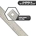 Breman Precision Metal Ruler 12 Inch Cork Back - Straight Edge 12 Inch 2 Pk - Flexible & Non-Slip Stainless Steel Metal Ruler with Cork Backing - Imperial & Metric Graduations for Precision Measuring