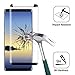 Galaxy Note 8 Screen Protector, Full Screen Coverage Anti-Scratch 3D Curved Edge Ultra-thin HD Clear Screen Protector Film for Samsung Galaxy Note 8 [2-Pack] (Black) (Packaging May Vary)