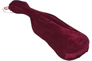Luwecf Violin Cover Storage Bag Lightweight Velvet Violin Blanket, Sleeve for Outdoor Home Travel Christmas Gift, red