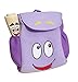 Dora Explorer Backpack Rescue Bag with Map,Pre-Kindergarten Toys PurpleZhicheng