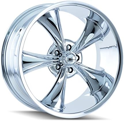 Ridler Style 695 Chrome Wheel (17 x 7. inches /5 x 127 mm, 0 mm Offset)