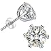 Earrings, Sterling Silver Earrings J.Rosée Fine Jewelry for Women Ideal Gift for Wife Mother Girlfriend, Exquisite Package