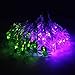 Twinkle Star Halloween String Lights, Set of 2 Strings with 20 LED Each- Purple Bat, Green Spider String Lights Battery Operated Indoor Party Bedroom Home Festival Decoration