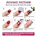 2 Pcs Magic Nail Polish Remover, Professional Removes Soak-Off Gel Nail Polish In 3-5 Minutes (2 Pcs Nail Polish Remover)