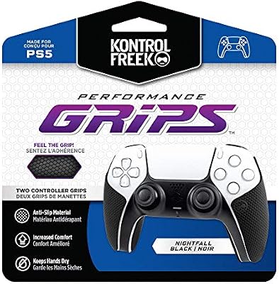 Performance Grips for PlayStation 5 (PS5) Controller (Nightfall Black)