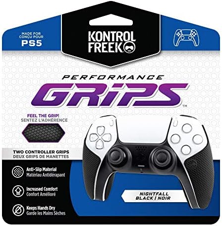Performance Grips for PlayStation 5 (PS5) Controller (Nightfall Black)