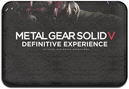 Metal Gear Solid V The Definitive Experience Durable Coral Velvet And Foam White Doormat