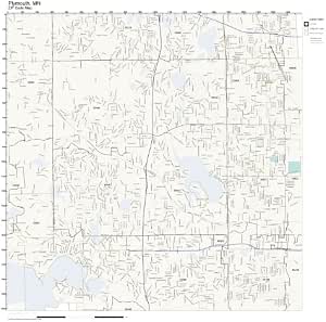 Amazon.com: ZIP Code Wall Map of Plymouth, MN ZIP Code Map Laminated
