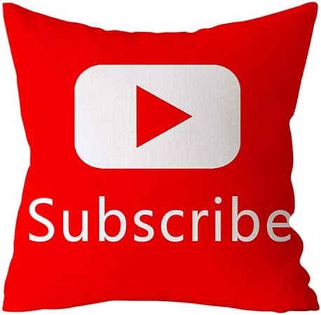 Decorazioni Natalizie Youtube.Evwing Cuscino Natalizio Con App Di Facebook Youtube Decorazione Per La Casa Motivo Snapchat Instagram 4 Amazon It Casa E Cucina