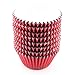 Eoonfirst Red Foil Cupcake Case Liners Valentine's Day Baking Muffin Paper Cups 198 Pcs