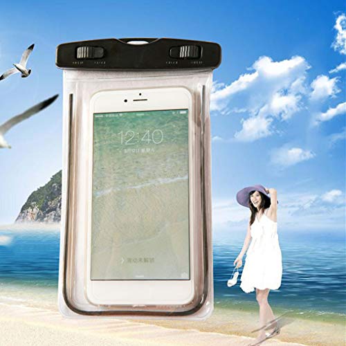 dianpo Universal Luminous Waterproof Smartphone Case Responsive Underwater Dry Pouch Bag Random Color - Thumbnail 2