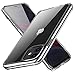SUPWALL iPhone 11 Case, 9H Tempered Glass Shock Absorption Anti-Scratch Mimics Shockproof Glass Back of iPhone Support Wireless Charging Cover for iPhone 11 Crystal Clear (6.1 inch)
