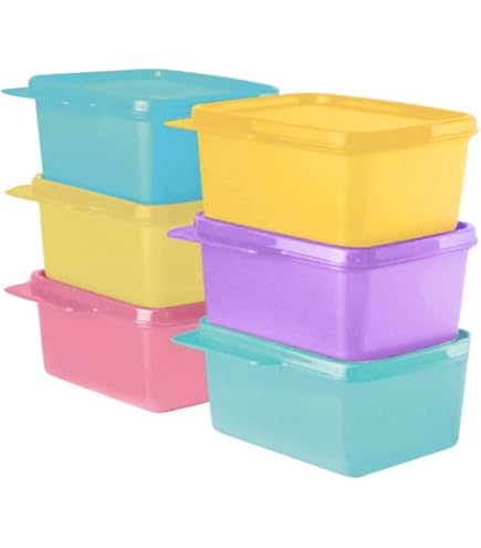 Tupperware Freeze It Starter Set 2x 1.9, 2x 4.6, 1x 4.2 Cup