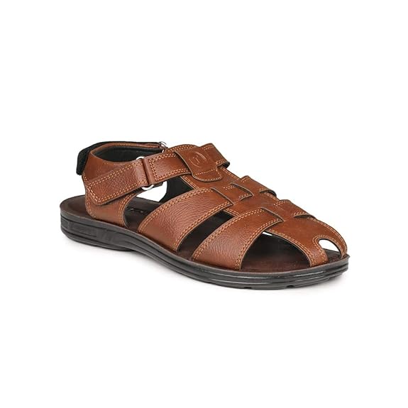 Mens Brown Max Formal Sandal
