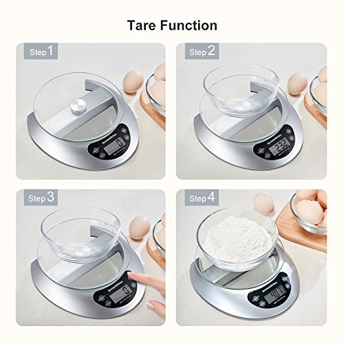 Digital Precision Food Kitchen Scale 11 lbs/0.1Oz (Batteries Included