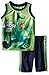 Disney Little Boys 2 Piece The Good Dino Dazzle Muscle Top and Short Set, Green, 6